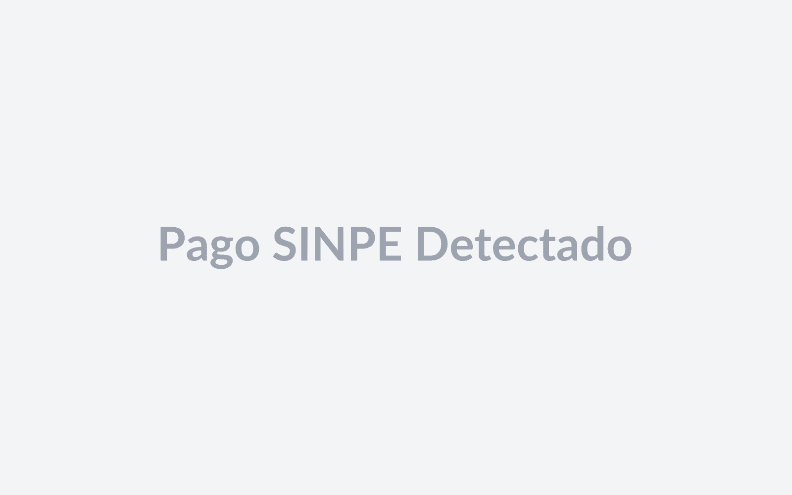 Dashboard con notificación de pago SINPE detectado